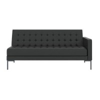 Нэкст (черная экокожа) 3-е посадочное место, левое