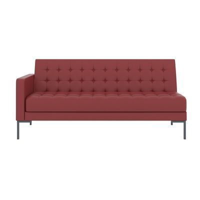 Нэкст (красная экокожа) 3-е посадочное место, правое