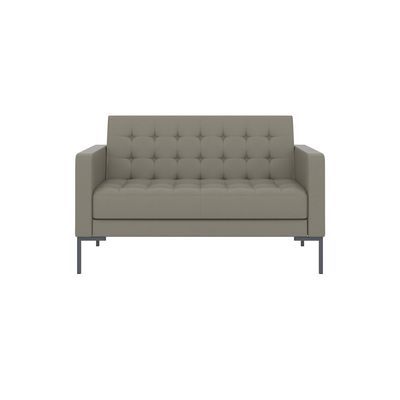 Нэкст (серая экокожа) Диван двухместный