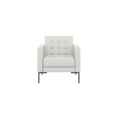 Нэкст (белая экокожа) Кресло