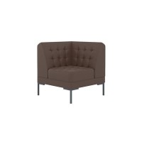 Нэкст (коричневая экокожа) Угловая часть