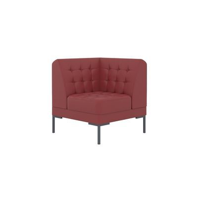 Нэкст (красная экокожа) Угловая часть