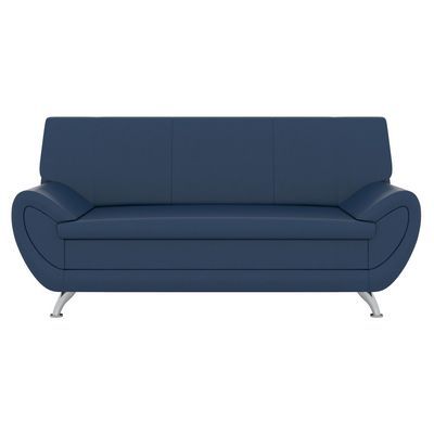 Орион (синяя экокожа) Диван трехместный