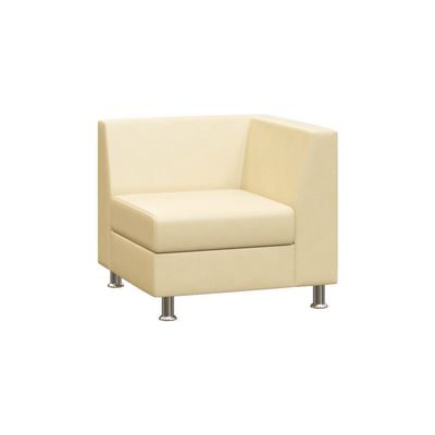 Prime PR.SP-1(L) (Бежевая экокожа) Секция с подлокотником одноместная левая