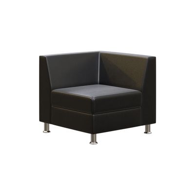 Prime PR.U-1 (Черная экокожа) Секция угловая