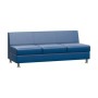 Prime PR.D-3 (Синяя экокожа) Диван без подлокотников трехместный