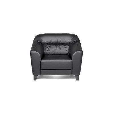 Райт Вуд (черная экокожа) Кресло