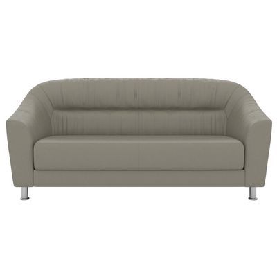 Райт (кварцево-серая экокожа) Диван трехместный