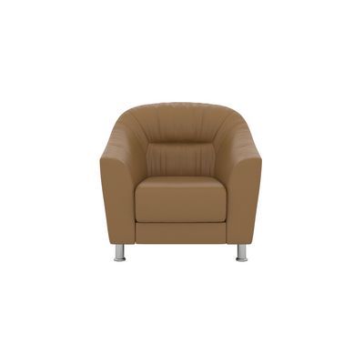 Райт (коричневая экокожа) Кресло