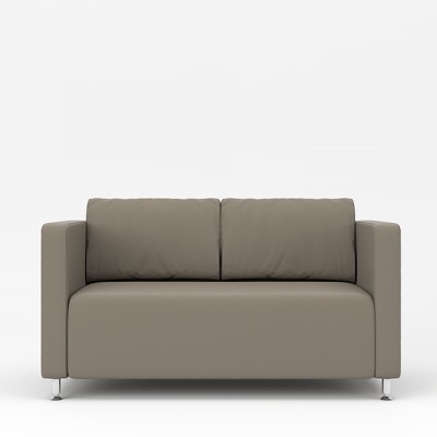 Робин (Серо-коричневая экокожа) Диван двухместный