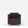 Робин (Темно-коричневая экокожа) Кресло