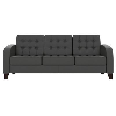 Рольф Вуд (серая экокожа) Диван трехместный