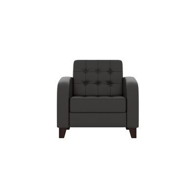 Рольф Вуд (черная экокожа) Кресло