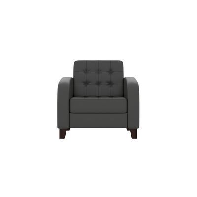 Рольф Вуд (серая экокожа) Кресло