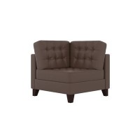 Рольф Вуд (коричневая экокожа) Угловая часть