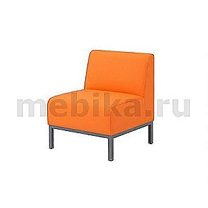 Сигма лайт Кр (Оранжевая экокожа) Кресло