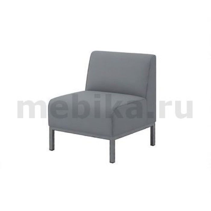 Сигма лайт Кр Кресло в серой экокоже