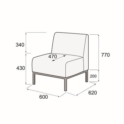 Сигма лайт Кр (Коричневая экокожа) Кресло