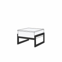 Сигма-люкс Ст (Бежевая экокожа) Столик