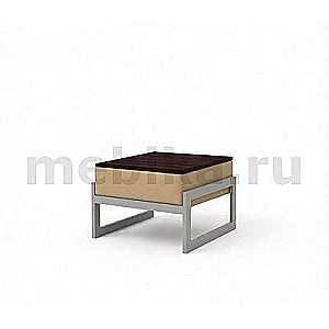 Сигма Ст (Бежевая экокожа) Столик