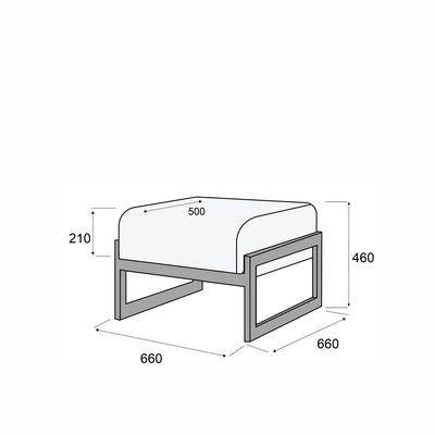Сигма Пуф (Красная экокожа) Пуф