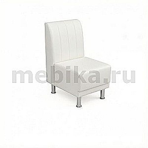 Снейк 1С (Белая экокожа) Модуль 1-но местный