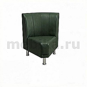 Снейк У 60 (Зеленая экокожа) Модуль угловой 
60 внутренний