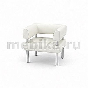 Спринт Кр (Белая экокожа) Кресло