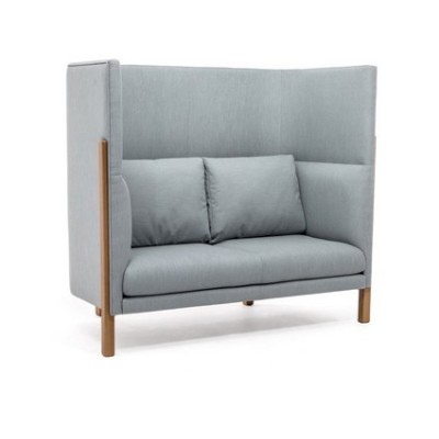 Tordino 2 High (Серая ткань) Диван двухместный, высокая спинка