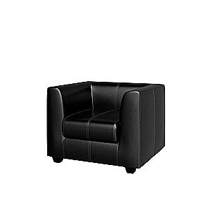 WWD37710001 (Черная экокожа) Кресло