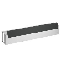 Speech Президиум СП 128 БП АР ХР (Белый премиум/Антрацит премиум) Стол президиум