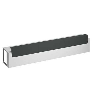 Speech Президиум СП 128 БП АР ХР (Белый премиум/Антрацит премиум) Стол президиум