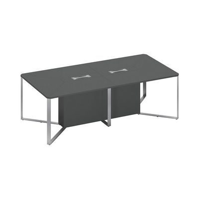 Speech СП 103 АР АР АР ХР (Антрацит премиум) Стол для переговоров составной 2-секционный