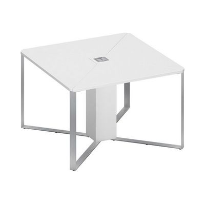 Speech СП 101 БП БП БП ХР (Белый премиум) Стол для переговоров 1-секционный