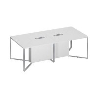 Speech СП 103 БП БП БП ХР (Белый премиум) Стол для переговоров составной 2-секционный