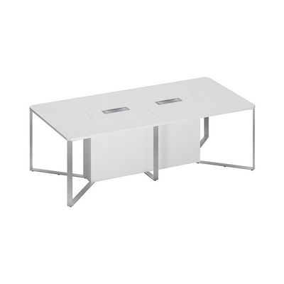 Speech СП 103 БП БП БП ХР (Белый премиум) Стол для переговоров составной 2-секционный