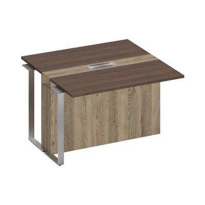 Speech СП 108 ДГ ДС ДС ХР (Дуб гладстоун темный/Дуб гладстоун светлый) Секция стола для переговоров промежуточная