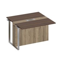 Speech СП 109 ДГ ДС ДС ХР (Дуб гладстоун темный/Дуб гладстоун светлый) Секция стола для переговоров промежуточная