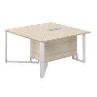 Spider SP.0103.AR.AR.WH (Акация равелло/Белый) Модуль стола переговорного, боковой