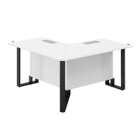 Spider SP.0115.WH.WH.AN (Белый снег/Антрацит) Модуль стола переговорного, угловой