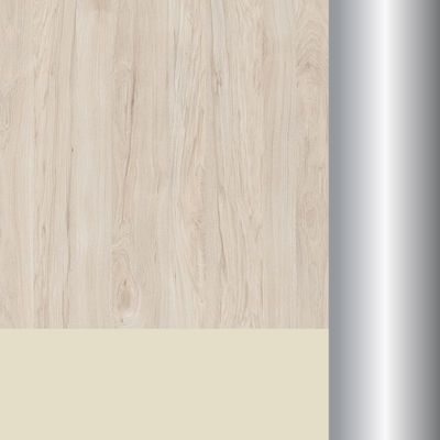 Steel Meet MMK-PR.B.SPZW-20 (Денвер светлый/Ваниль) Завершающий модуль L=2000