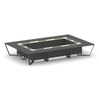 Steel Meet KM-PR.B.SP-20K (Антрацит/Ваниль/Антрацит) Стол переговорный прямоугольный