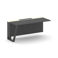 Steel Meet KM-PR.B.SPZO-16(L) (Антрацит/Ваниль/Антрацит) Завершающий модуль