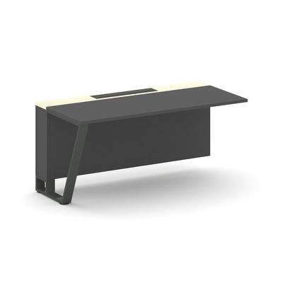 Steel Meet KM-PR.B.SPZO-16(L) (Антрацит/Ваниль/Антрацит) Завершающий модуль