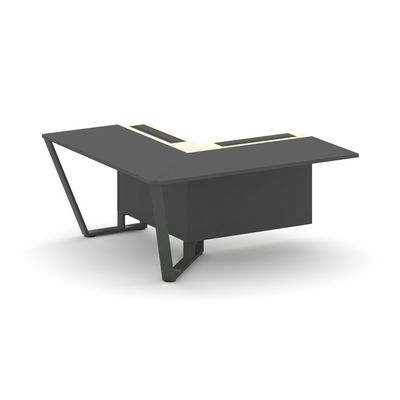 Steel Meet KM-PR.B.SPZOU-16(L) (Антрацит/Ваниль/Антрацит) Завершающий угловой модуль левый