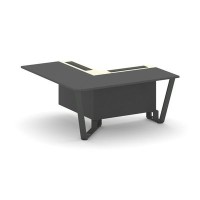 Steel Meet KMK-PR.B.SPPOU-16(L) (Антрацит/Ваниль/Антрацит) Проходной угловой модуль левый