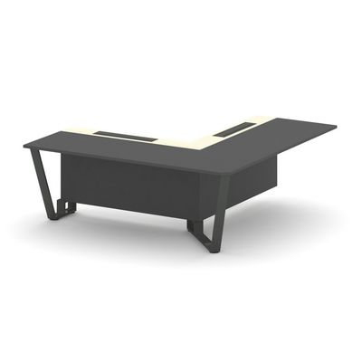 Steel Meet KMK-PR.B.SPPOU-20(R) (Антрацит/Ваниль/Антрацит) Проходной угловой модуль правый