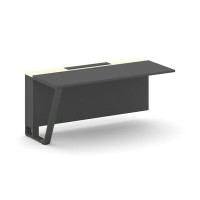 Steel Meet KMK-PR.B.SPZO-16(L) (Антрацит/Ваниль/Антрацит) Завершающий модуль