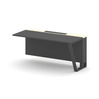 Steel Meet KMK-PR.B.SPZO-16(R) (Антрацит/Ваниль/Антрацит) Завершающий модуль