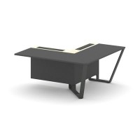 Steel Meet KMK-PR.B.SPZOU-16(R) (Антрацит/Ваниль/Антрацит) Завершающий угловой модуль правый